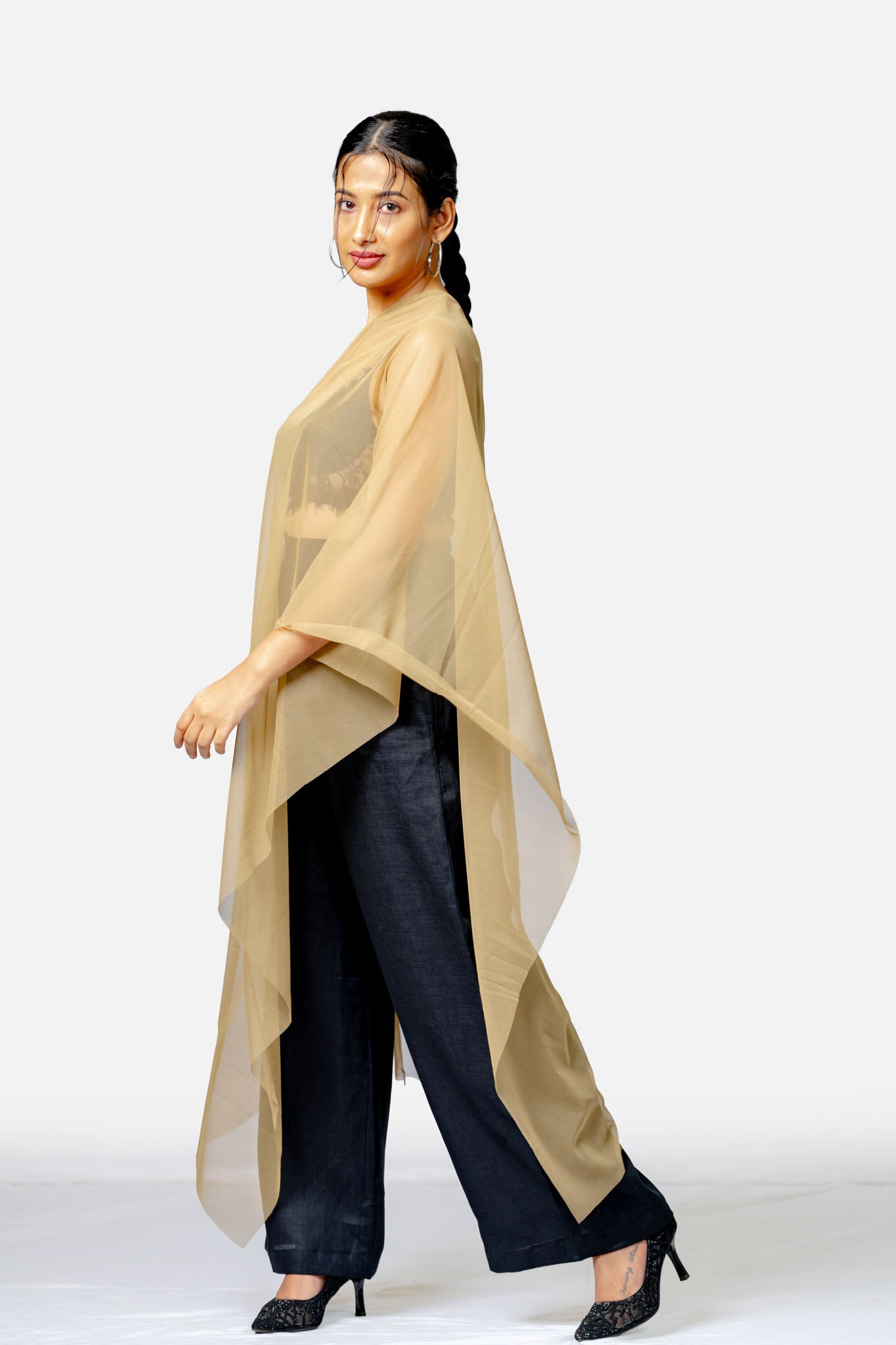 Olive Net Sash