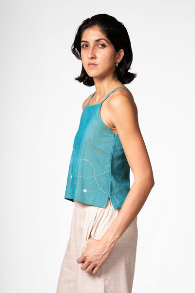 Blue Tank Top