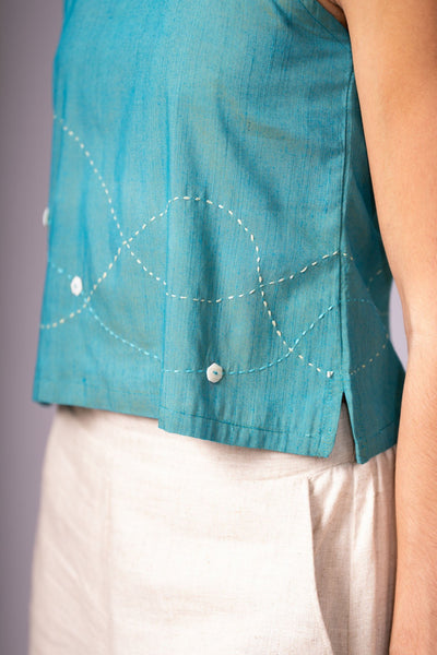 Blue Tank Top