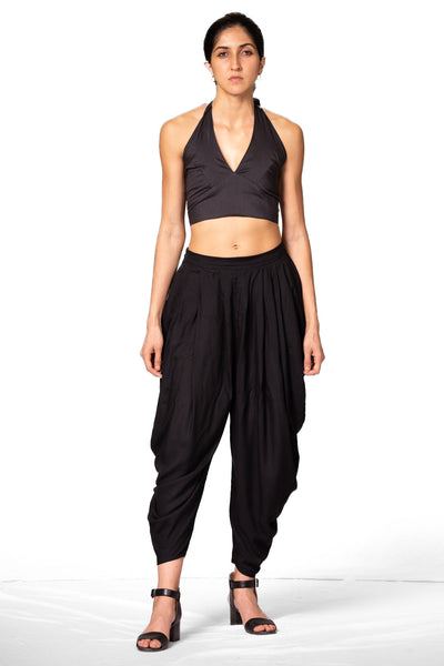 Black Halter Top